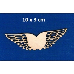 SKLEJKA #3mm Skrzydła do aniołków  10x3cm , skrzydła aniołka , anioła ażurowe IV/2